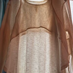 white movement yoga top